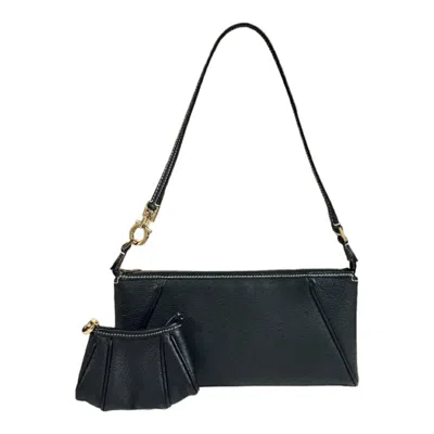 Pre-owned Ferragamo Leather Handbag () In Black