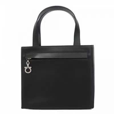 Pre-owned Ferragamo Leather Handbag () In Black