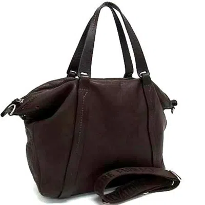 Pre-owned Ferragamo Leather Handbag () In Brown
