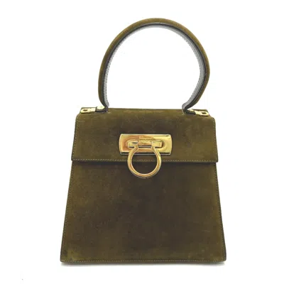 Pre-owned Ferragamo Leather Handbag () In Brown
