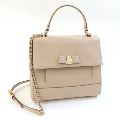 Pre-owned Ferragamo Leather Handbag () In Multi