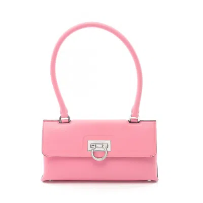 Pre-owned Ferragamo Leather Handbag () In Pink
