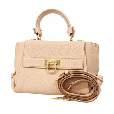 Pre-owned Ferragamo Leather Handbag () In Pink