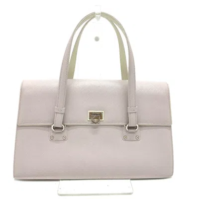 Pre-owned Ferragamo Leather Handbag () In Pink