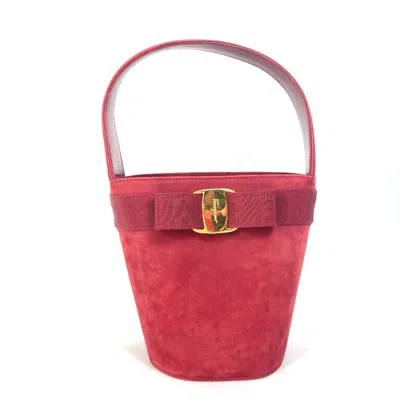 Pre-owned Ferragamo Leather Handbag () In Red