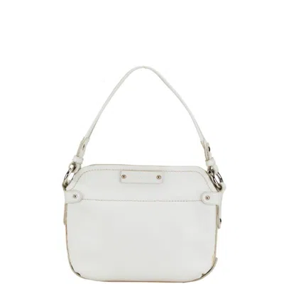 Pre-owned Ferragamo Leather Handbag () In White