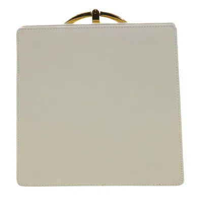 Pre-owned Ferragamo Leather Handbag () In White