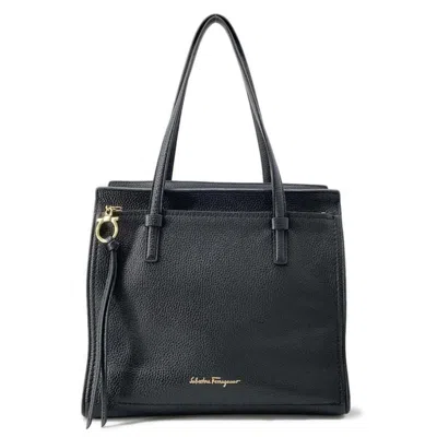 Pre-owned Ferragamo Leather Handbag Shoulder Bag ()