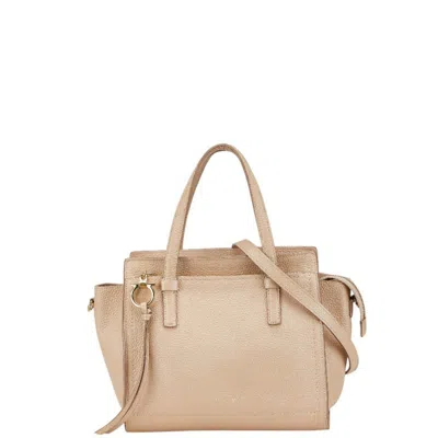 Pre-owned Ferragamo Leather Handbag Shoulder Bag ()
