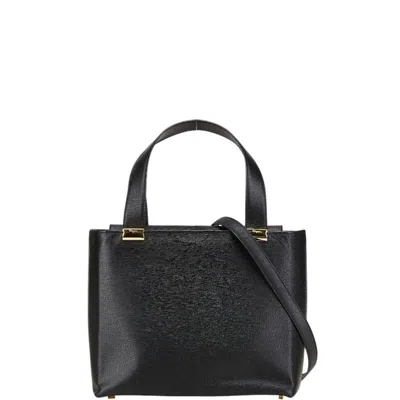 Pre-owned Ferragamo Leather Handbag Shoulder Bag ()