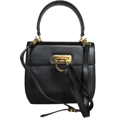 Pre-owned Ferragamo Leather Handbag Shoulder Bag ()