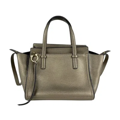 Pre-owned Ferragamo Leather Handbag Shoulder Bag () In Multi