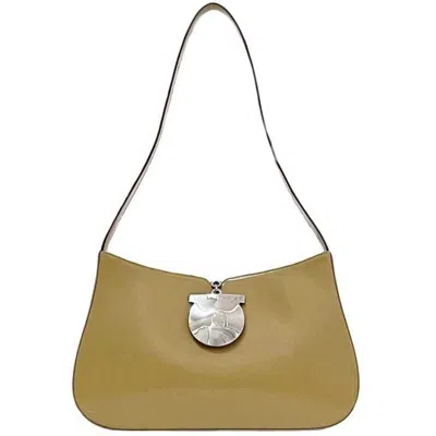 Pre-owned Ferragamo Leather Handbag Shoulder Bag ()
