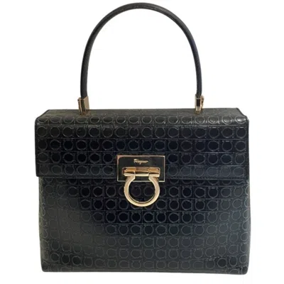 Pre-owned Ferragamo Leather Handbag Shoulder Bag ()
