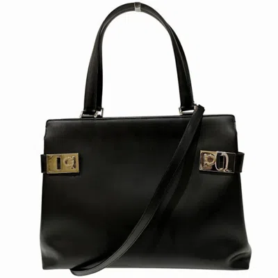Pre-owned Ferragamo Leather Handbag Shoulder Bag ()