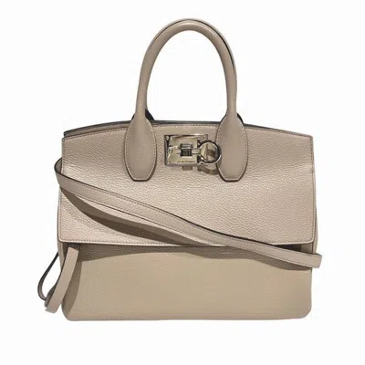 Pre-owned Ferragamo Leather Handbag Shoulder Bag () In Multi