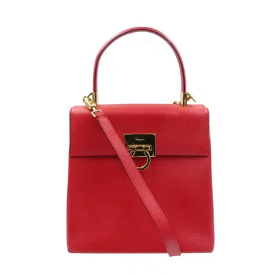 Pre-owned Ferragamo Leather Handbag Shoulder Bag () In Multi
