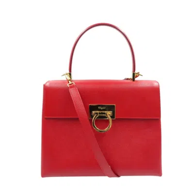 Pre-owned Ferragamo Leather Handbag Shoulder Bag () In Multi