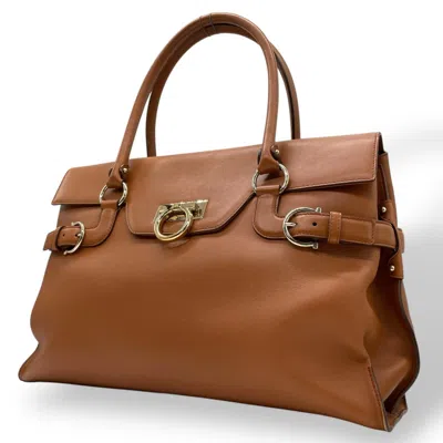 Pre-owned Ferragamo Leather Handbag Tote Bag ()