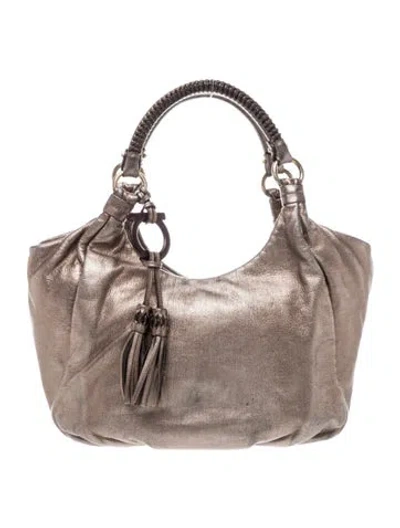 Pre-owned Ferragamo Leather Hobo