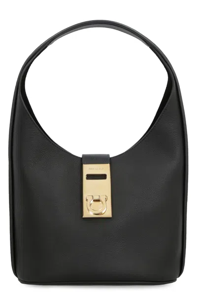 FERRAGAMO LEATHER HOBO-BAG