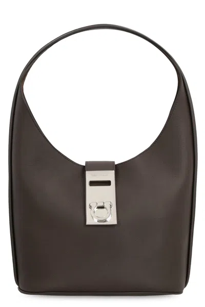 FERRAGAMO LEATHER HOBO-BAG
