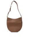 Ferragamo Leather Hobo Bag Crossbody Bags Brown In Brown
