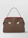 Ferragamo Large Hug Soft Bi-color Shoulder Bag