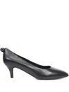 Ferragamo Woman Pumps Black Size 7.5 Calfskin In Black