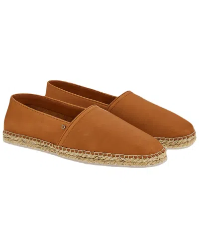 Ferragamo Topstitch Detail Espadrilles In Brown