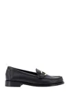 Ferragamo Leather Loafer With Iconic Gancini Detail In Multicolor