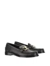 Ferragamo Leather Loafer With Iconic Gancini Detail