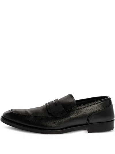Pre-owned Ferragamo Leather Loafers