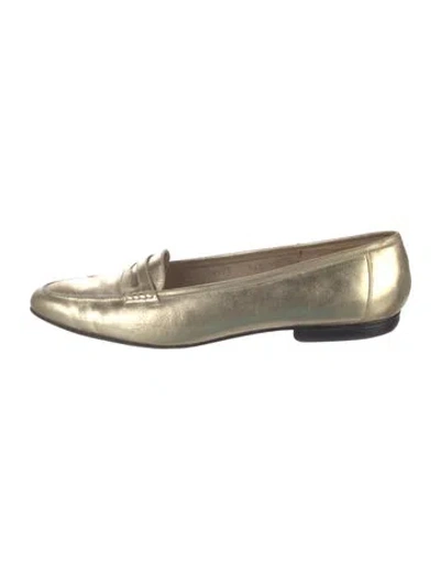 Pre-owned Ferragamo Leather Loafers