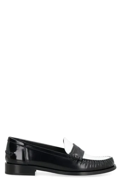 Ferragamo Irina Moccasins In Brushed Leather In Multi