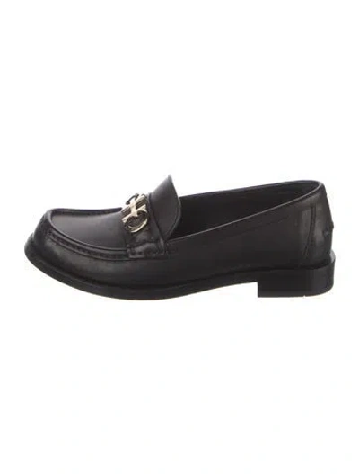 Pre-owned Ferragamo Leather Loafers In Black