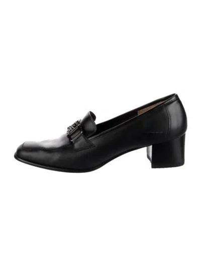 Pre-owned Ferragamo Leather Loafers In Blue