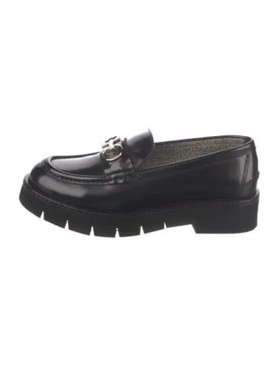 Pre-owned Ferragamo Leather Loafers In Blue