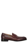 Ferragamo Man Loafers Brown Size 6 Leather In Brown