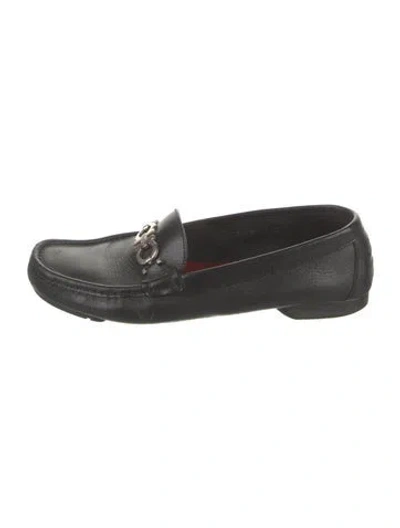 Pre-owned Ferragamo Leather Loafers In Brown