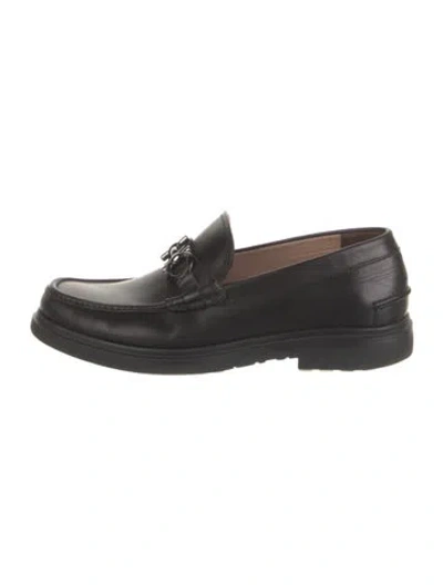Pre-owned Ferragamo Leather Loafers In Brown