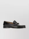 Ferragamo Black Maryan Loafers In Brown