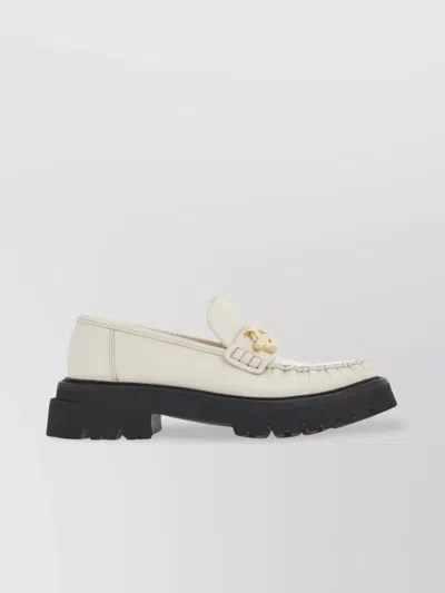 Ferragamo Leather Loafers Gold-tone Hardware