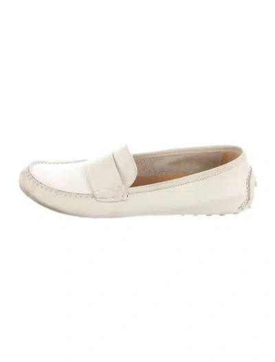 Pre-owned Ferragamo Leather Loafers In Neutral