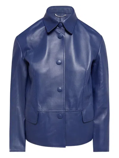 FERRAGAMO FERRAGAMO LEATHER-LONG JACHET