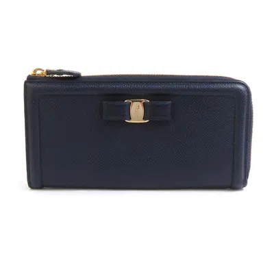 Pre-owned Ferragamo Leather Long Wallet (bi-fold) ()