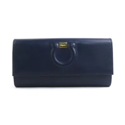 Pre-owned Ferragamo Leather Long Wallet (bi-fold) ()