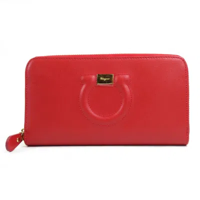 Pre-owned Ferragamo Leather Long Wallet (bi-fold) () In Multi