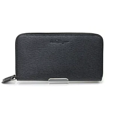 Pre-owned Ferragamo Leather Long Wallet (bi-fold) () In Multi