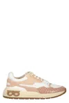 Ferragamo Leather Low-top Sneakers In Pink